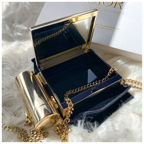 dior miniauderie|Dior make up clutch.